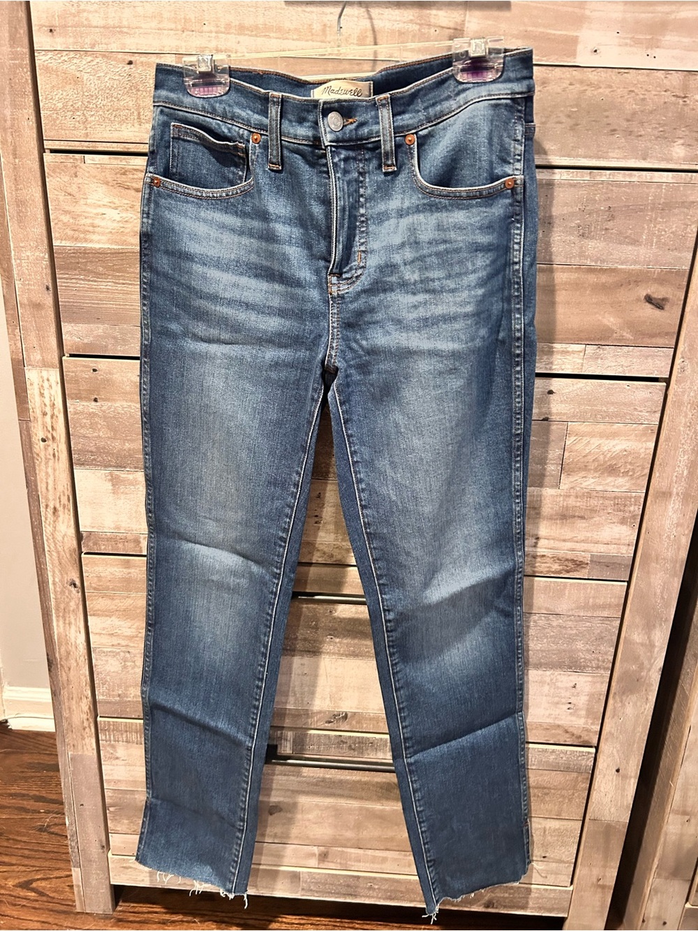 Madewell Skinny Jeans in Medium Blue Wash